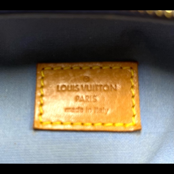 Authentic Louis Vuitton Vernis Blue Patent Leather - Picture 6 of 10